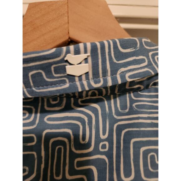 NWT Jetty Mens Button-Down Short Sleeve Shirt Geometric M - Picture 5 of 5